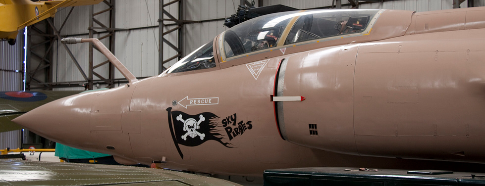 Close-up of a Buccaneer S.2B the muscular lines of a purpose-built bomber.