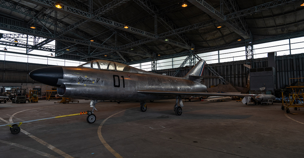 A two-seat Mystre IVN the rare all-weather interceptor variant.