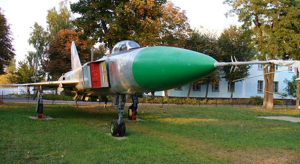 A Su-15TM on display the definitive Flagon-F that formed the backbone of PVO point defence.