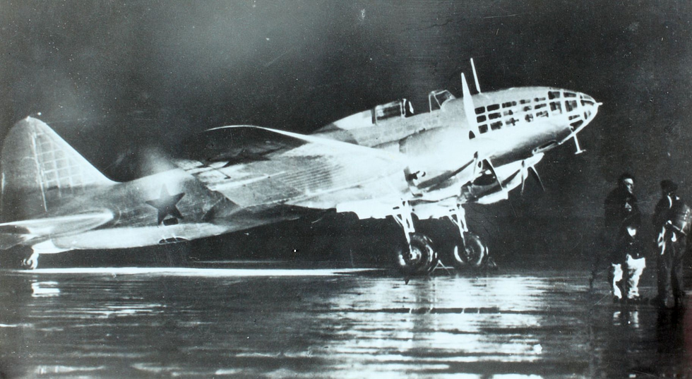 An Ilyushin Il-4 photographed during the Second World War.