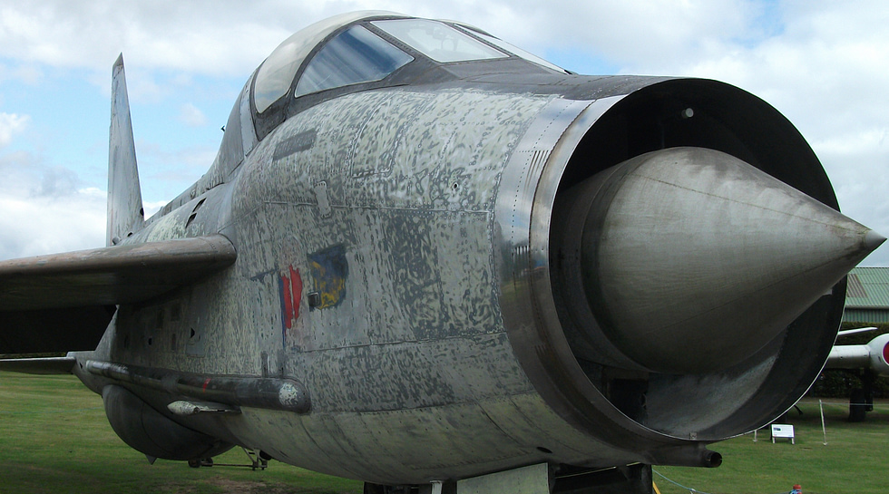 The front office of a Lightning T.5 analogue dials and the raw feel of a 1950s interceptor.