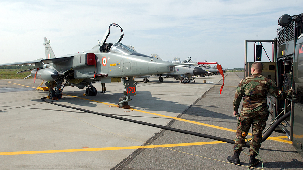 An Indian Air Force Jaguar the Shamsher, still frontline half a century on.