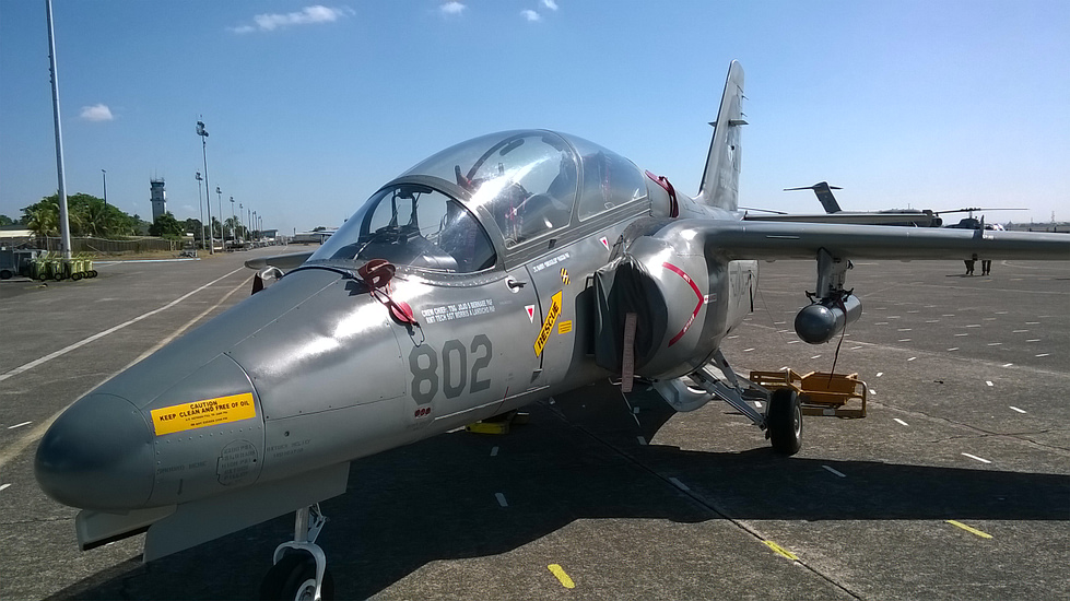 A Philippine Air Force S.211 armed as the AS-211 Warrior for counter-insurgency.