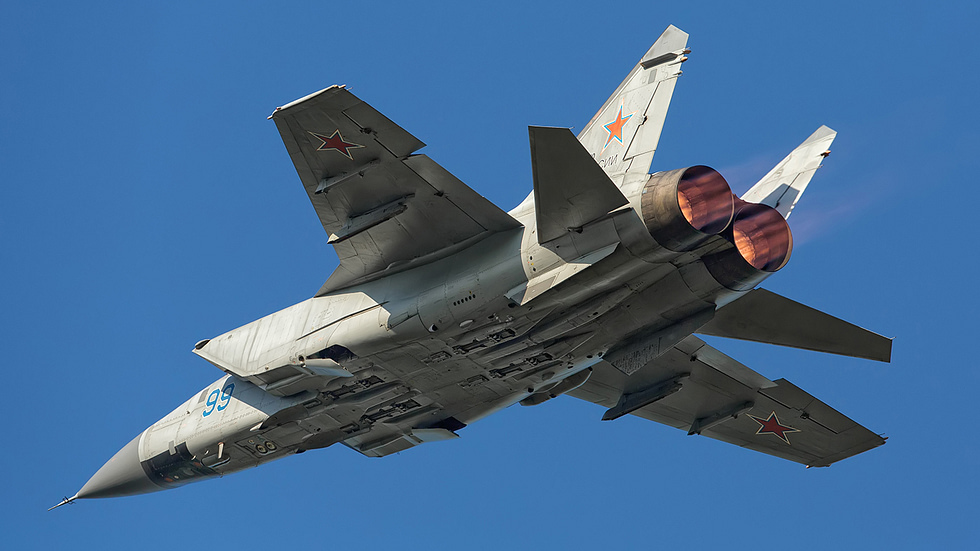 A modernised MiG-31BM Zaslon-M radar, glass cockpit and the R-37M missile.