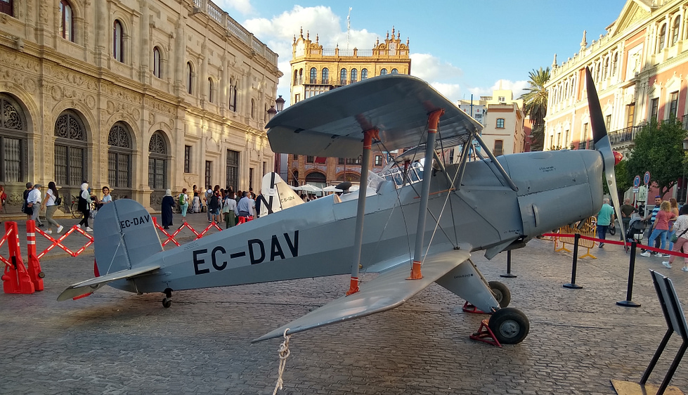 A Spanish-registered Jungmann; Spain built the type under licence as the CASA 1.131.