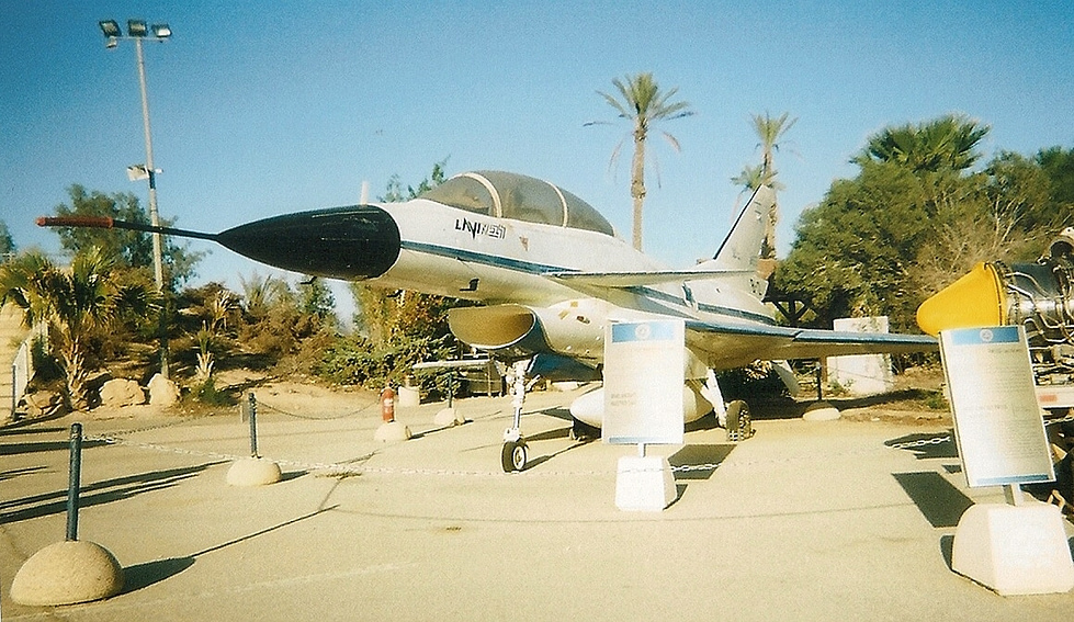 The preserved Lavi up close the canard-delta fighter Israel designed and then cancelled.