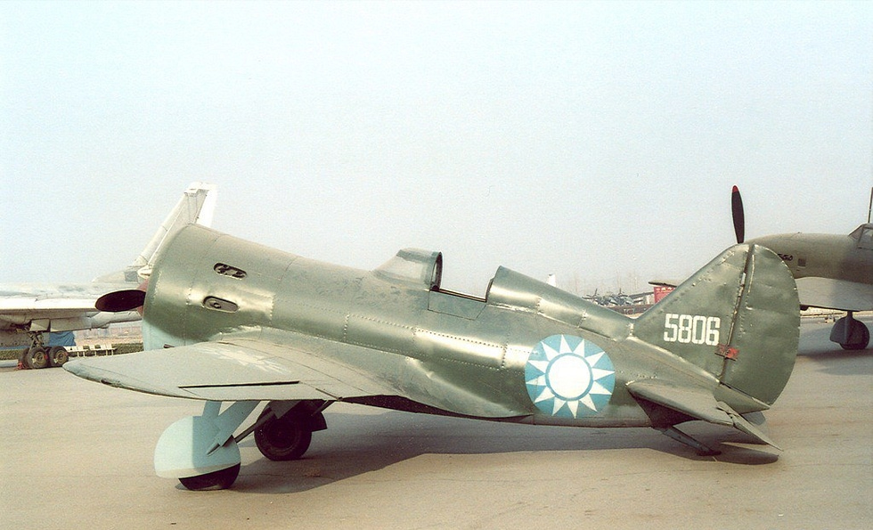 An I-16 in Chinese markings the type fought the Japanese over China from 1937.