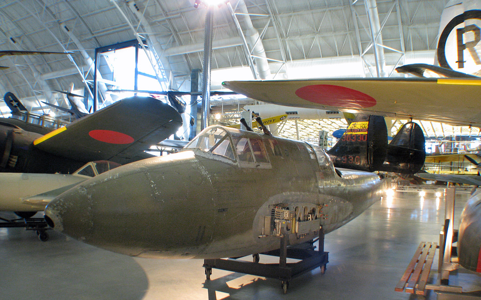 The last complete Kawasaki Ki-45 Toryu a KAI Hei night fighter preserved at the Smithsonian.