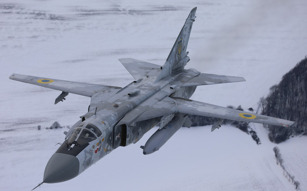 A Ukrainian Air Force Su-24 since 2023 the launch platform for Storm Shadow cruise missiles.
