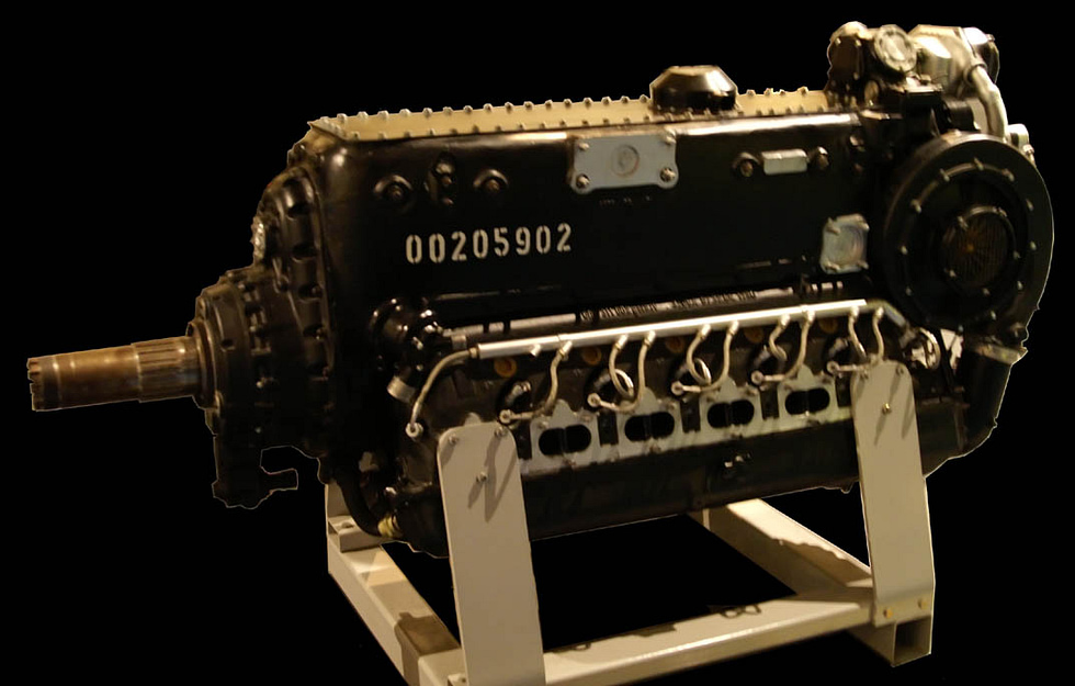 A Daimler-Benz DB 605 inverted-V12 the engine that defined the later Bf 109.