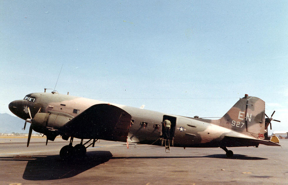 A 4th SOS AC-47D Spooky, September 1968 a WWII airframe at war again.