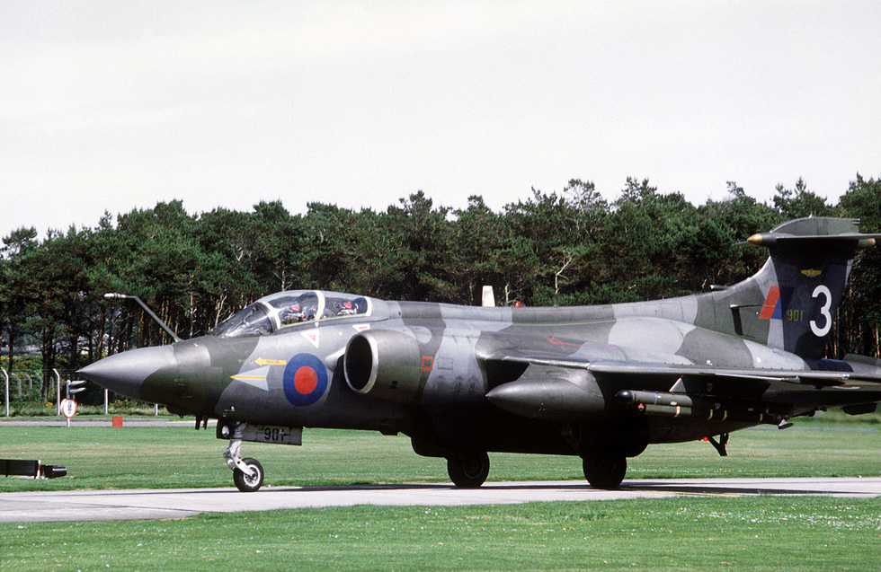 A Buccaneer down in the weeds the environment it was built to own.