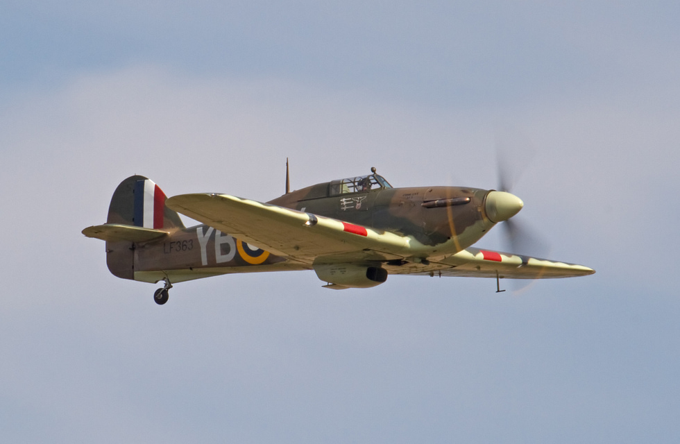 Hurricane LF363 of the RAF Battle of Britain Memorial Flight, still flying today.