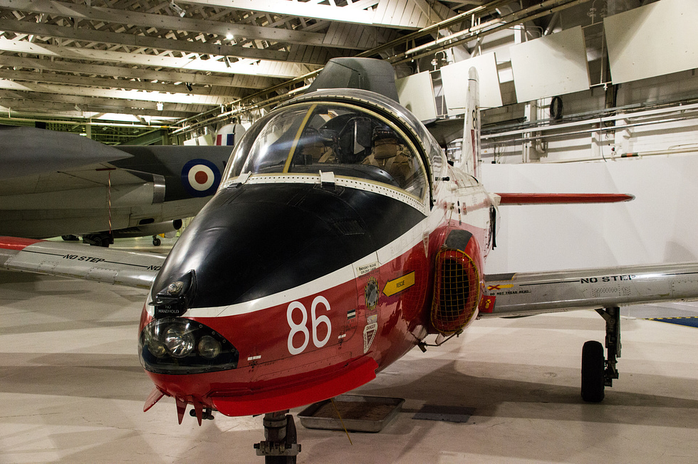 A Jet Provost T.5A flying the airshow circuit.