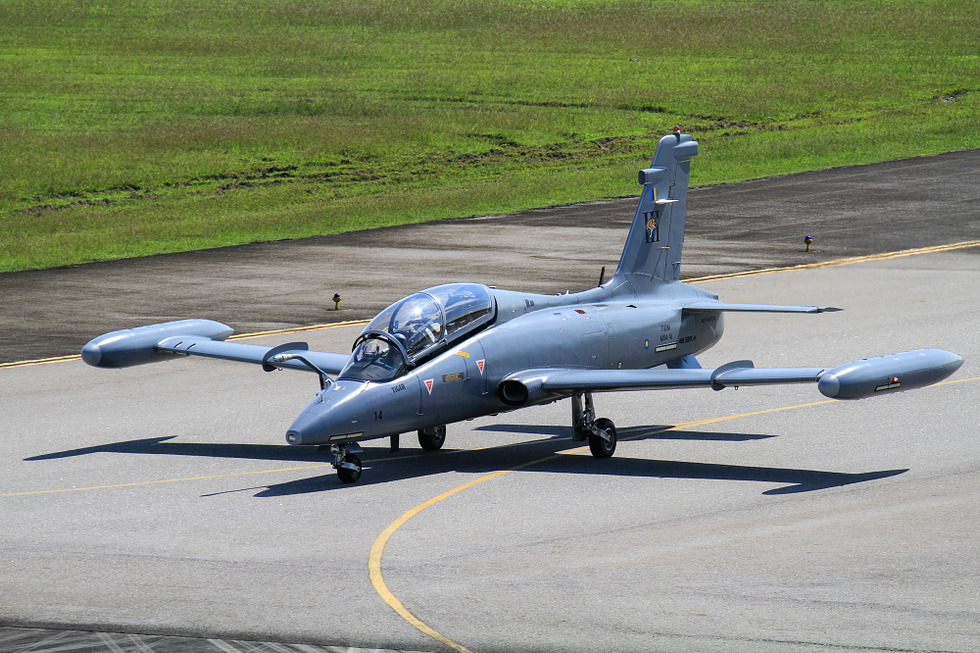 A Royal Malaysian Air Force MB-339 one of many export operators.