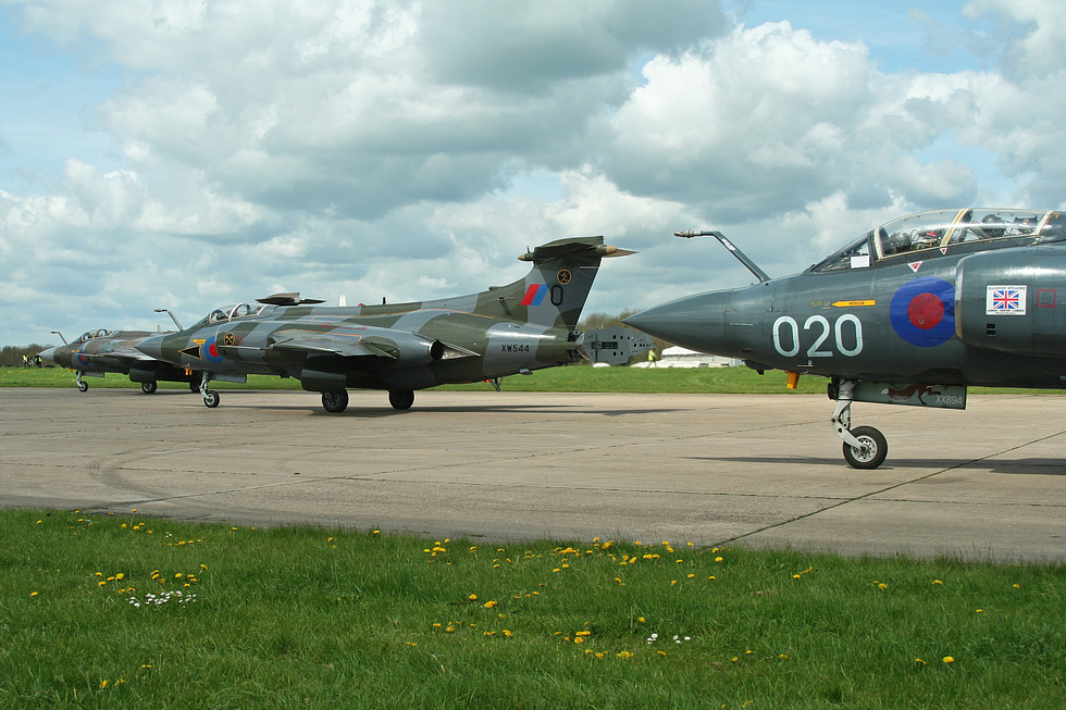 Buccaneers lined up ready to launch heavy, purposeful strike jets.
