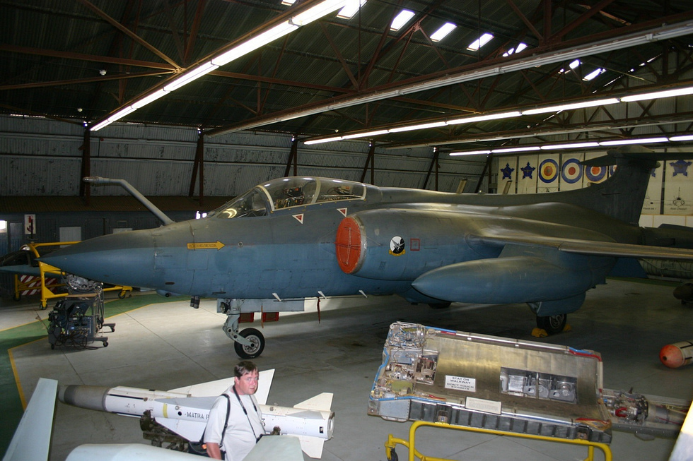 A South African Air Force Buccaneer S.50 the rocket-boosted export version.