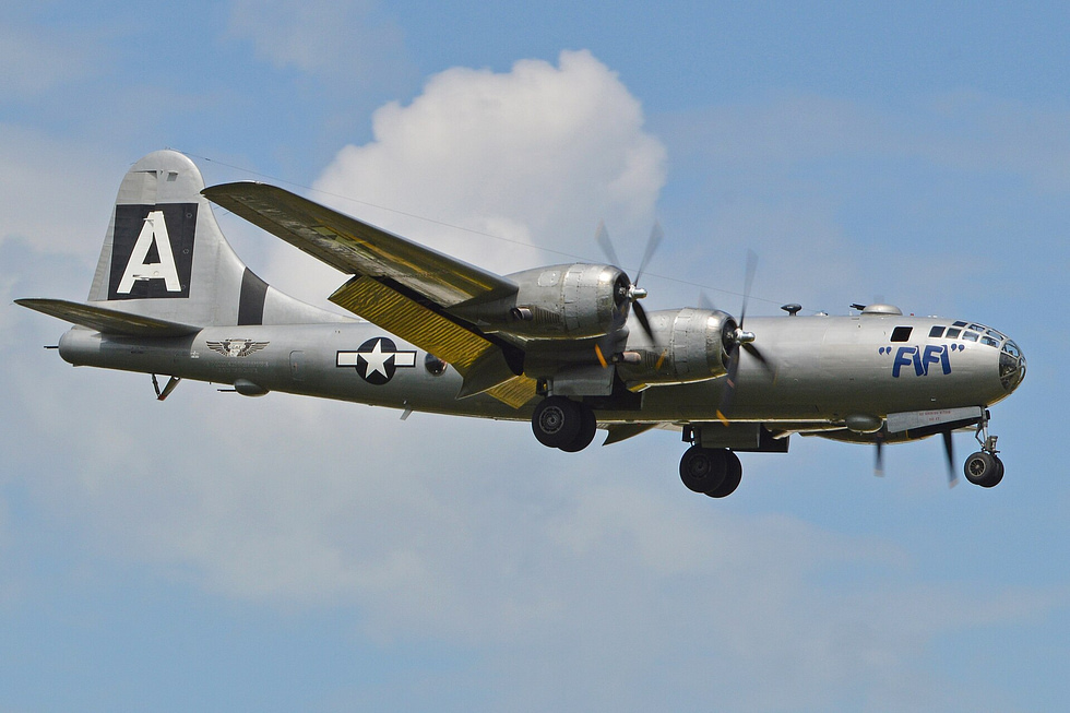 FIFI, operated by the Commemorative Air Force one of only two airworthy B-29s in the world today.