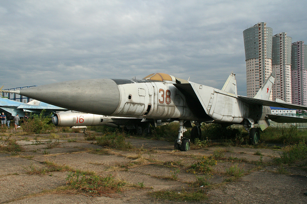 MiG-25P Foxbat-A interceptor variant on display