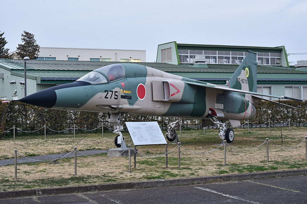 A preserved F-1 (serial 60-8275) one of 77 built by Mitsubishi and Fuji.