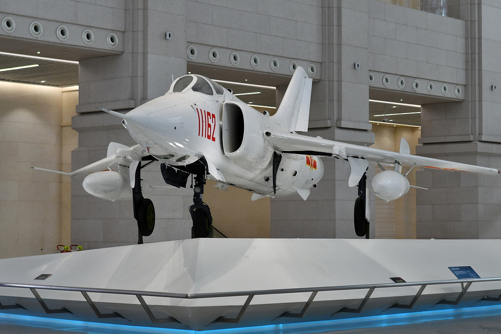 A Q-5 in PLAAF markings preserved in Beijing the type served Chinas air force from 1970 until around 2017.
