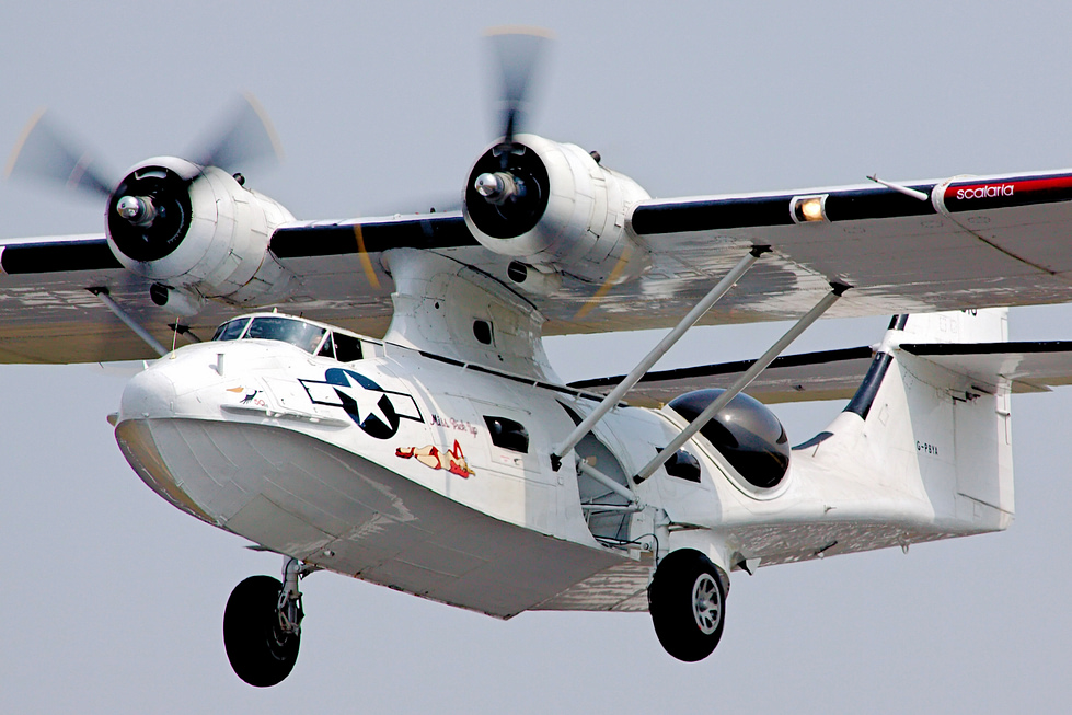 A preserved Catalina still flying as a warbird a handful remain airworthy today.