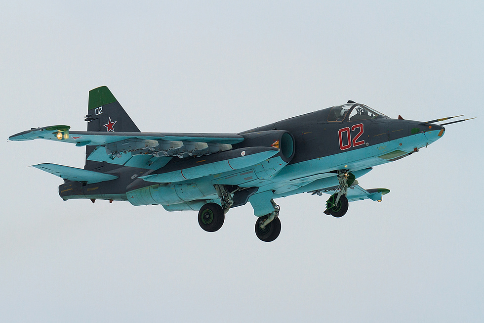 A Russian Air Force Su-25 Russia remains the largest operator of the type.