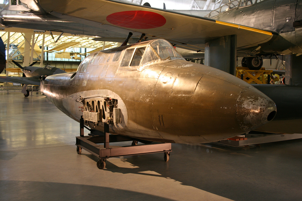 The Toryus nose, home to a 37mm cannon on the night-fighter version.