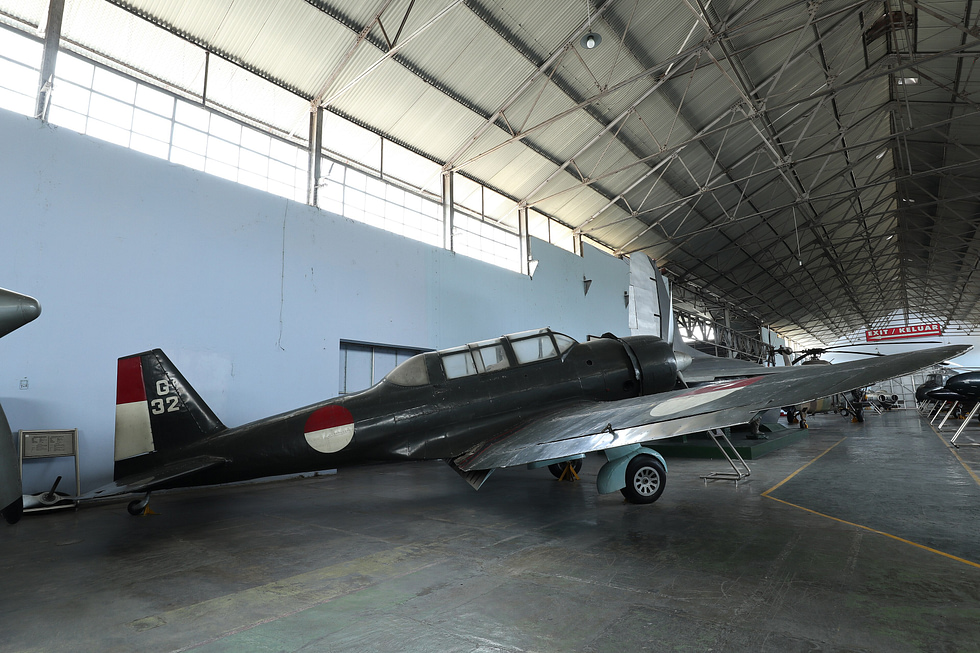 The preserved Ki-51 at the Indonesian Air Force Museum in Yogyakarta one of the few survivors.
