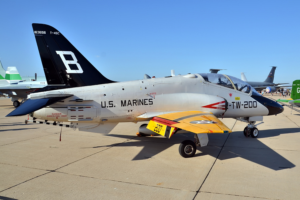 A T-45C Goshawk the digital glass-cockpit variant at MCAS Miramar.