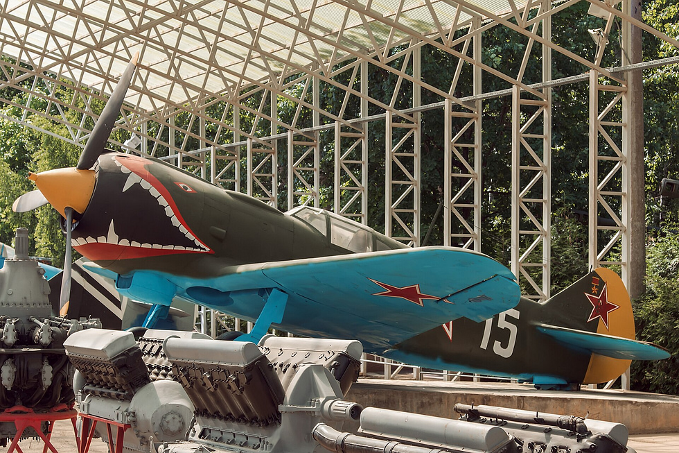 A Lavochkin La-5 the La-7s direct ancestor preserved at the Great Patriotic War Museum, Moscow.