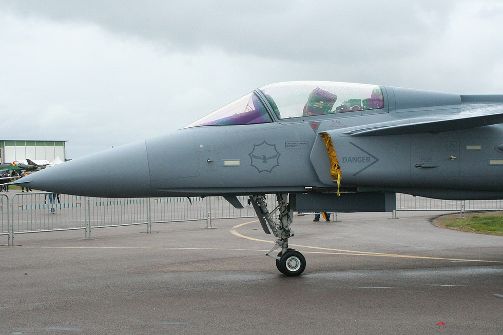A South African Air Force JAS 39C the Gripens first export customer beyond Europe.