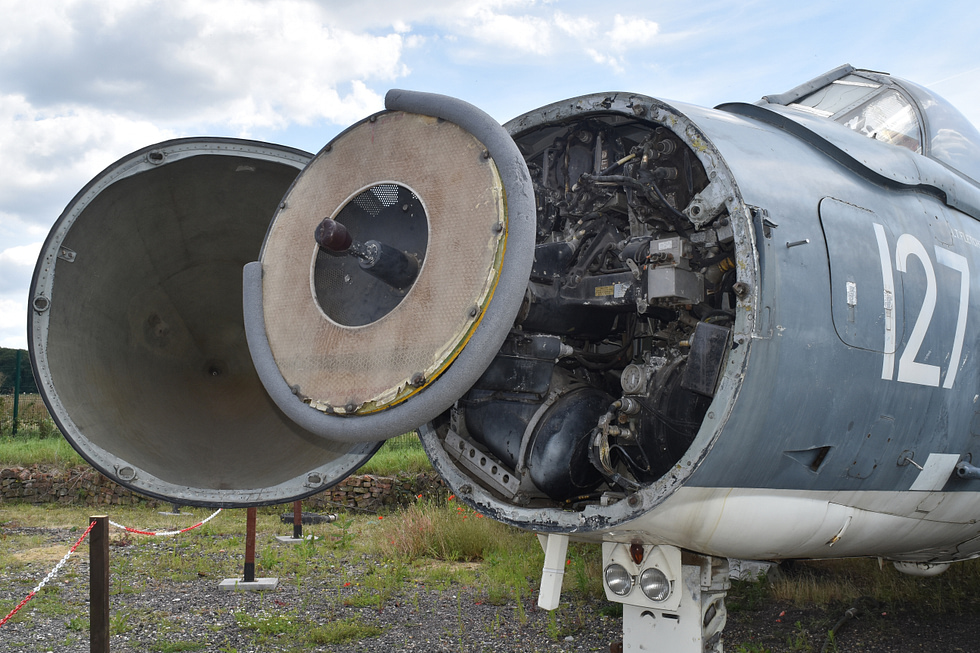 Preserved FAW.2 XJ565 in 899 NAS markings the extended-boom later variant.