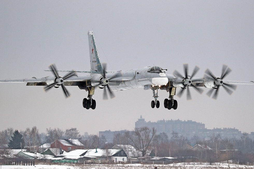 A Tu-95MS missile carrier the modernised standoff version still in Russian service.