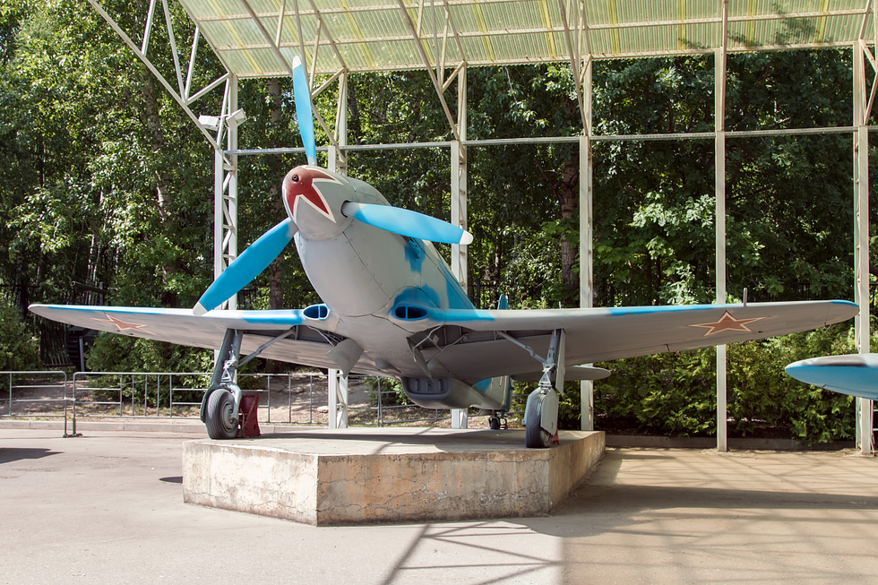 A Yak-3 displayed at the Great Patriotic War Museum in Moscow.