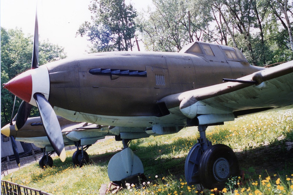 A wartime Il-2 Shturmovik of the Soviet Air Force the Red Armys flying tank of the Eastern Front.