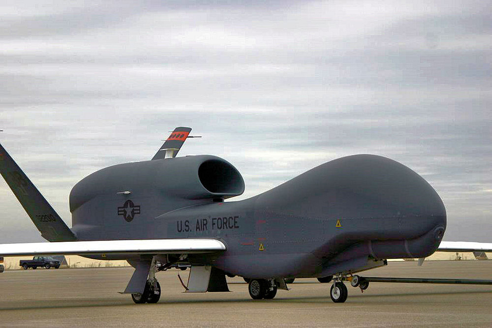 An RQ-4 Global Hawk of the 9th Operations Group at Beale Air Force Base, California.