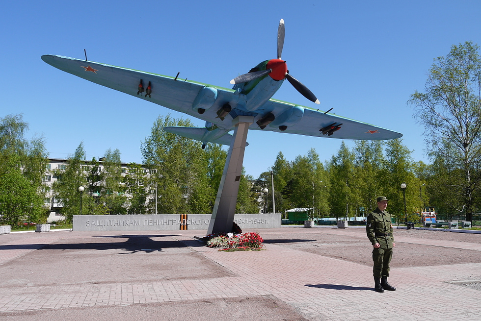 An Il-2 recovered from an Eastern-Front crash site and preserved on display.