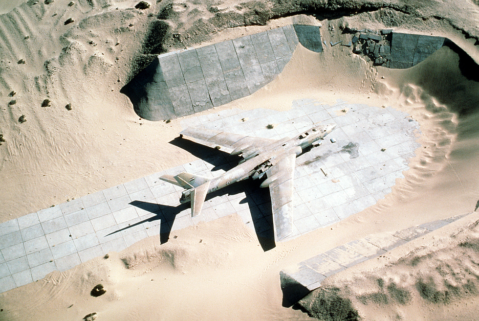 An Egyptian, Soviet-built Tu-16 Badger the type Egypt flew in the 1967 and 1973 wars.