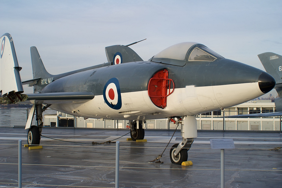 A preserved Scimitar only three complete airframes survive today.
