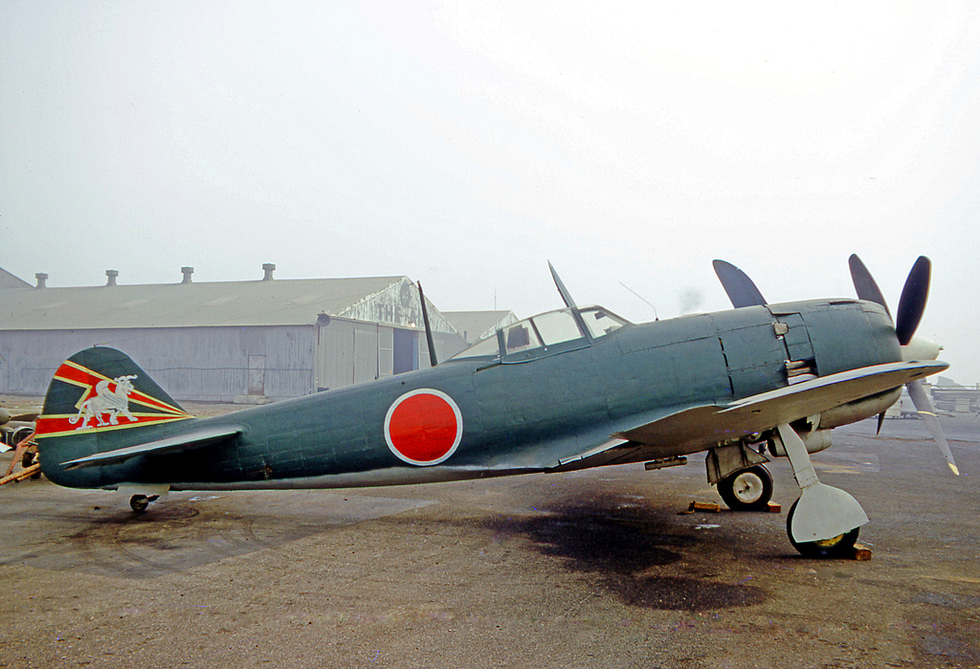 The sole surviving Ki-84 Hayate, photographed in 1970 during its years in the United States.