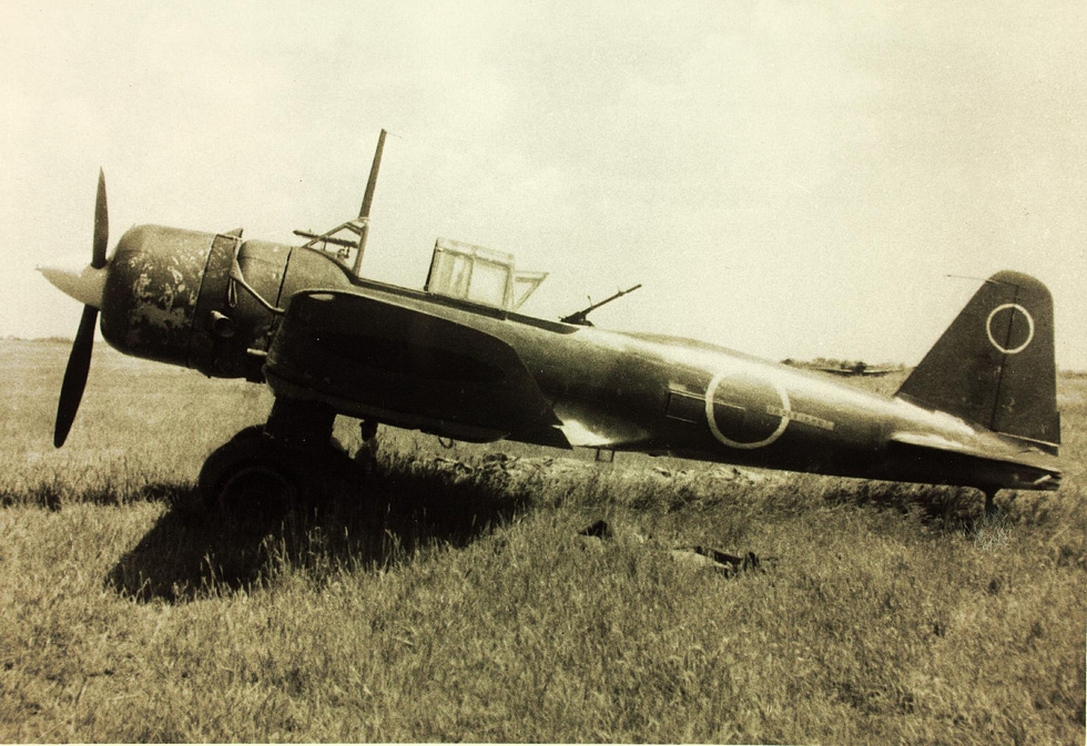 A wartime Mitsubishi Ki-51 Sonia of the Imperial Japanese Army slow, sturdy and built for low-level work.