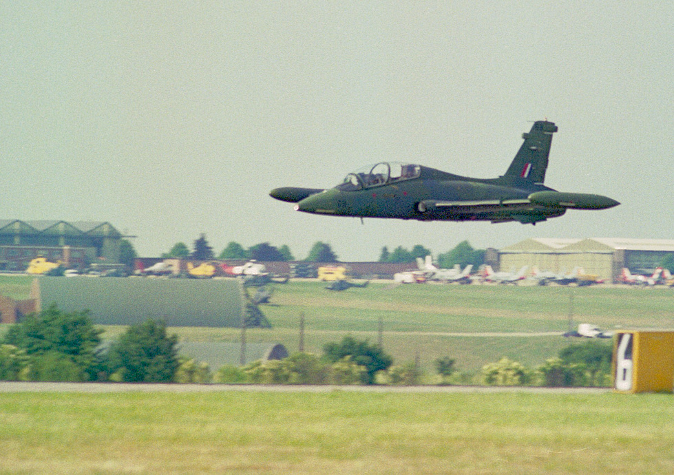 An Aeronautica Militare MB-339 in the trainer role it has filled since 1979.