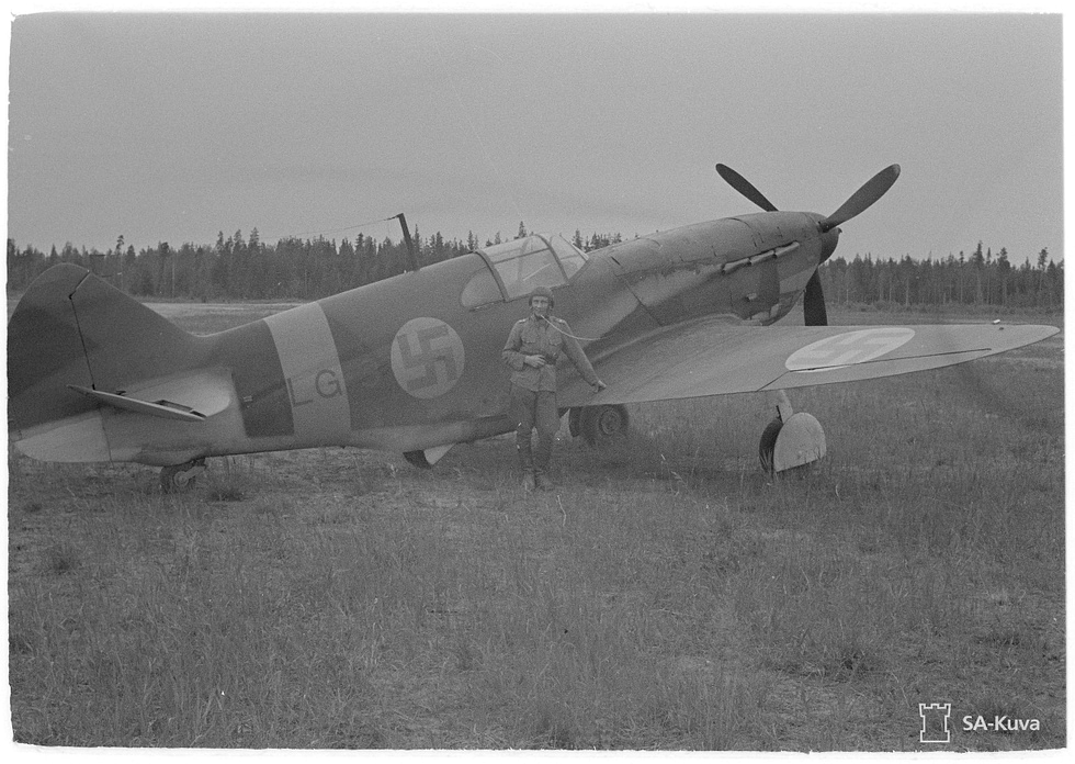 A captured LaGG-3 in Finnish service flown against the air force that built it.