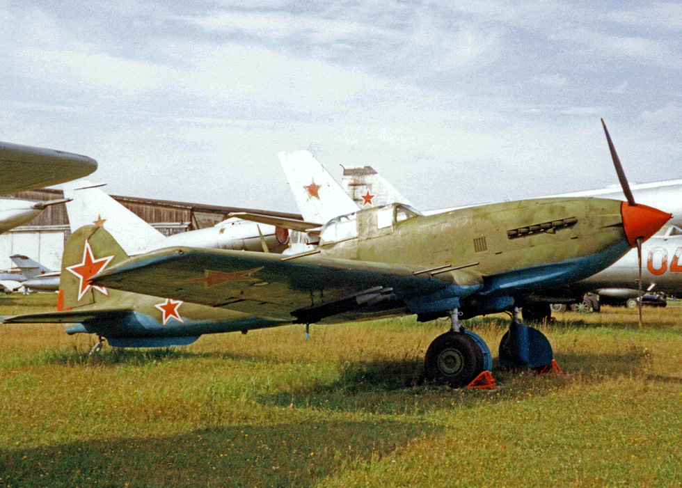 Ilyushin Il-10M in Soviet Air Force markings at the Monino museum