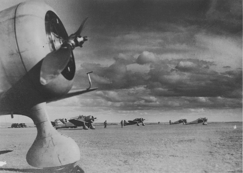 A Nakajima Ki-27 at Nomonhan in 1939 the fighter at its defining battle.