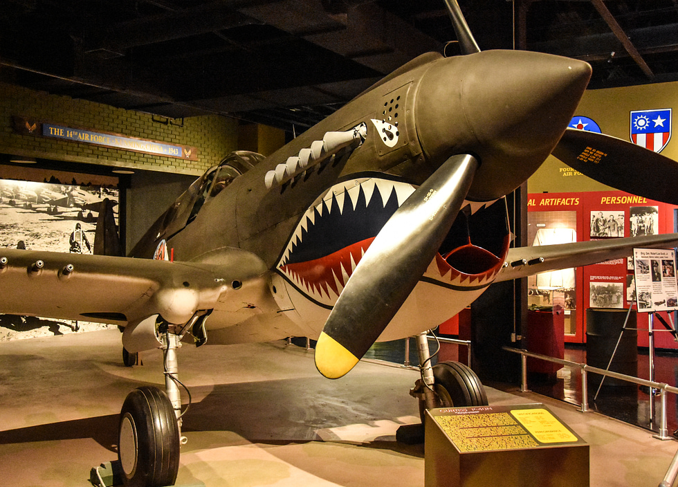 A restored P-40N Warhawk in modern warbird colours a few dozen still fly.
