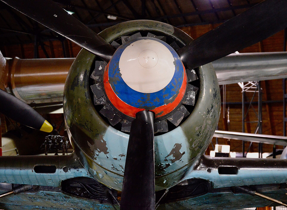 A La-7 on display at the Kbely aviation museum near Prague Czechoslovakia flew the type postwar.