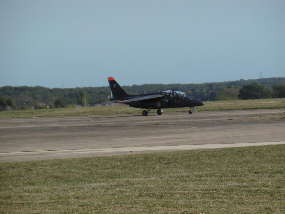 The Patrouille de France flying Alpha Jets the type has been Frances aerobatic mount since 1981.