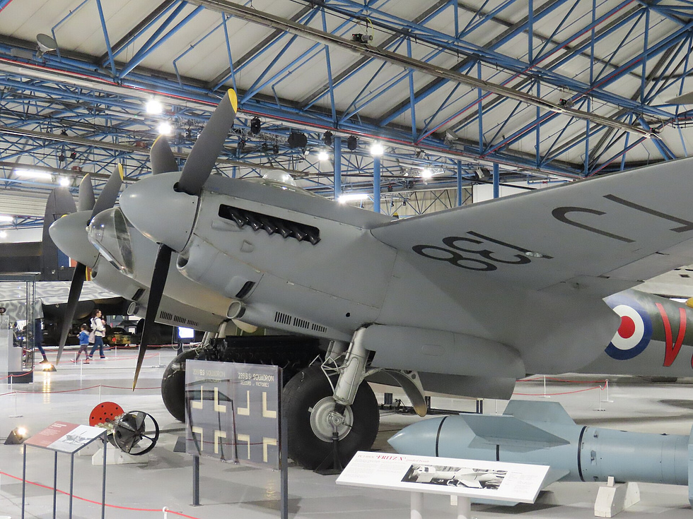 A preserved Mosquito at the Royal Air Force Museum, Hendon.